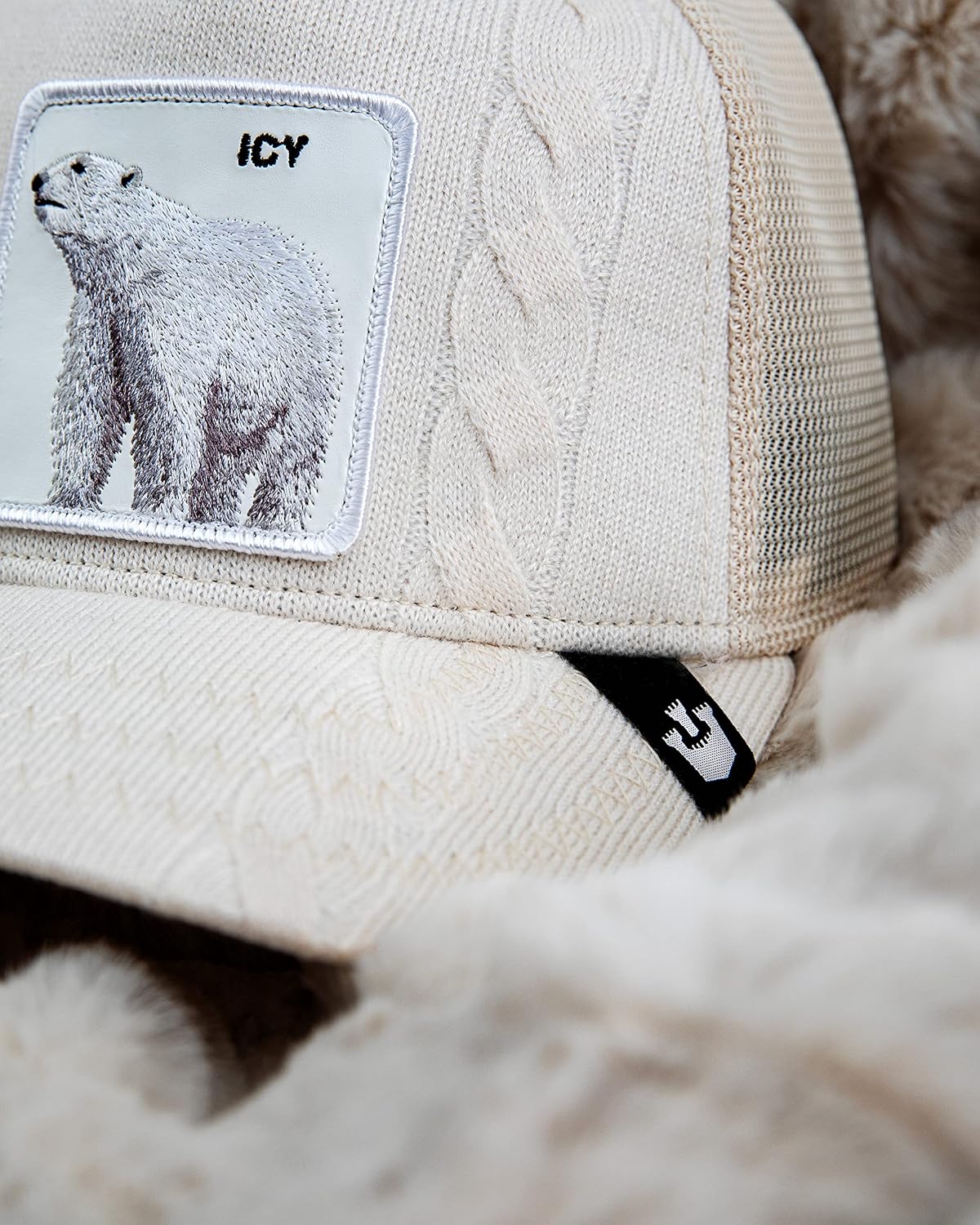 Goorin Bros. The Farm Snug Lyfe Cable-Knit Adjustable Trucker Hat