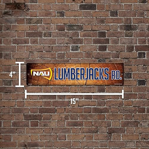 Vista 612 de Rico Industries Letrero de plástico de la NCAA de plástico de 4 x 16 pulgadas Alternativo