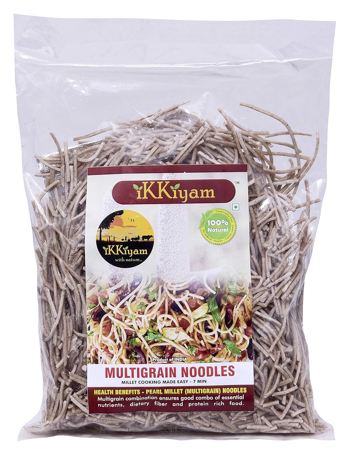 Ikkiyam Multigrain Noodles 200 GMS (with Homemade Masala) Amazon.in