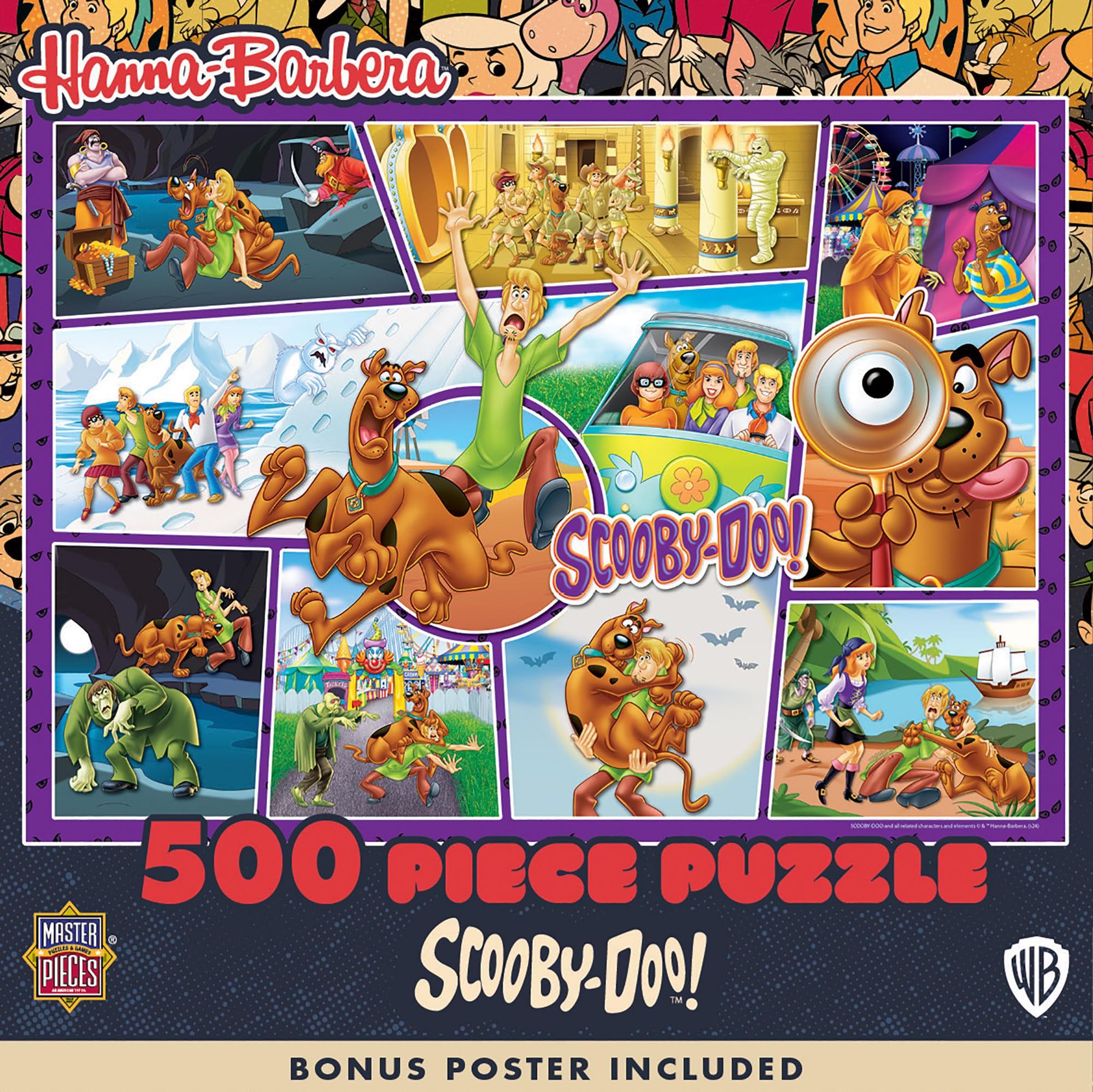 MasterPieces 500 Piece Jigsaw Puzzle for Adults and Family - Scooby-Doo! - 15"x21"