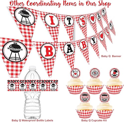 Miniatura 7 de Cartel de feliz cumpleaños de girasol - Banderín de fiesta de cumpleaños de barbacoa - Cartel de guinga rojo - Picnic de girasol