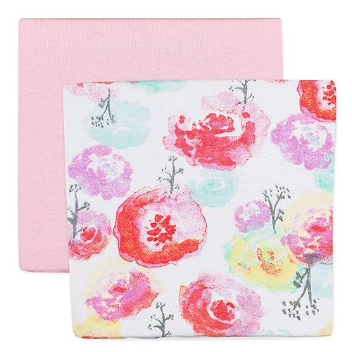 Miniatura 4 de HonestBaby Fundas para cambiador de algodón orgánico (juego de dos), rosa florrosa, talla única