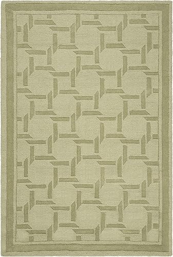 MARTHA STEWART x SAFAVIEH MSR4549D - Alfombra de lana hecha a mano con semillas de calabaza de 9 x 12 pies