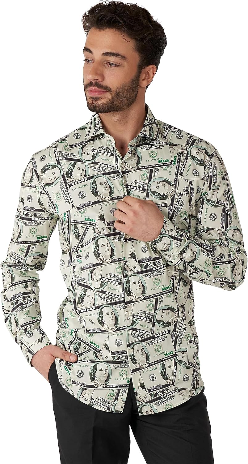 Opposuits Men's Crazy Fun Blazer - Perfect for Special Party Jacket - Stylish, Jacket