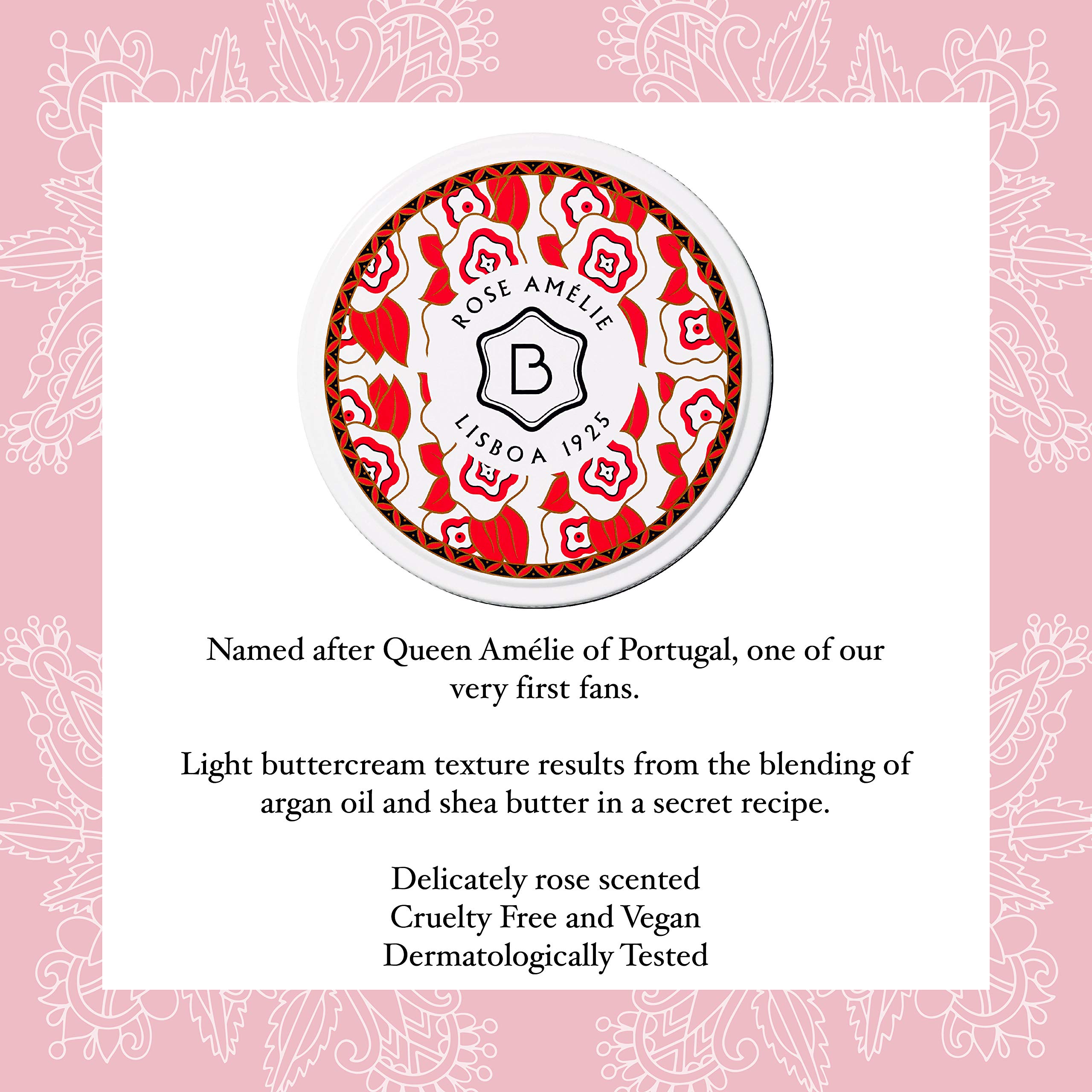 Benamor Rose Amélie Body Butter Manteca Corporal, 200 ml