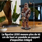 LEGO Star Wars Chewbacca Set, Collectible Wookiee Figure with Bowcaster and Minifigure, Return of the Jedi 40th Anniversary Model Kit for Adults, Father's Day Treat, Gift for Men & Women 75371 - 6