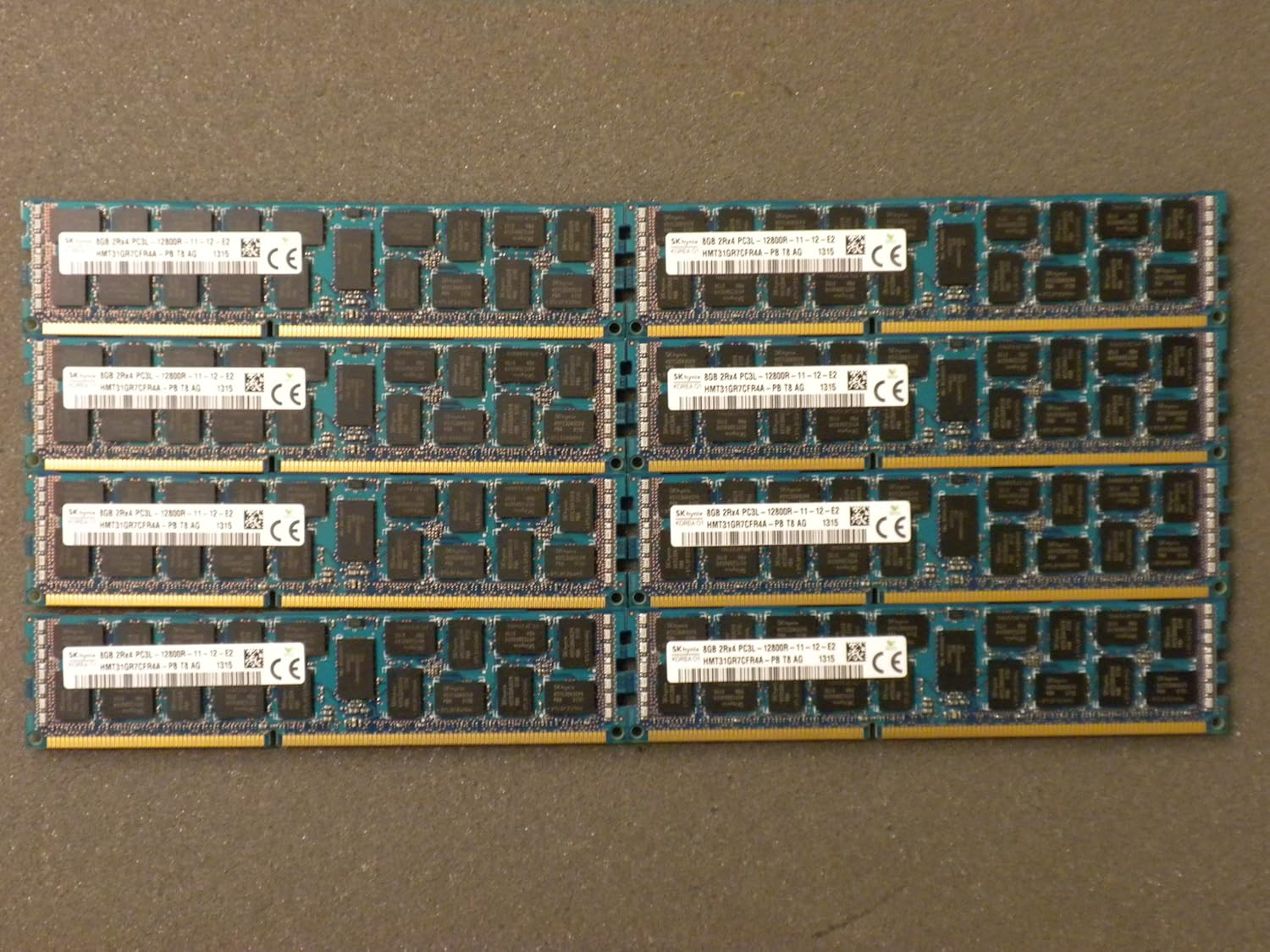 64GB(8x8GB) Hynix 2Rx4 PC3L-12800R server memory for supermicro X9SRi ...