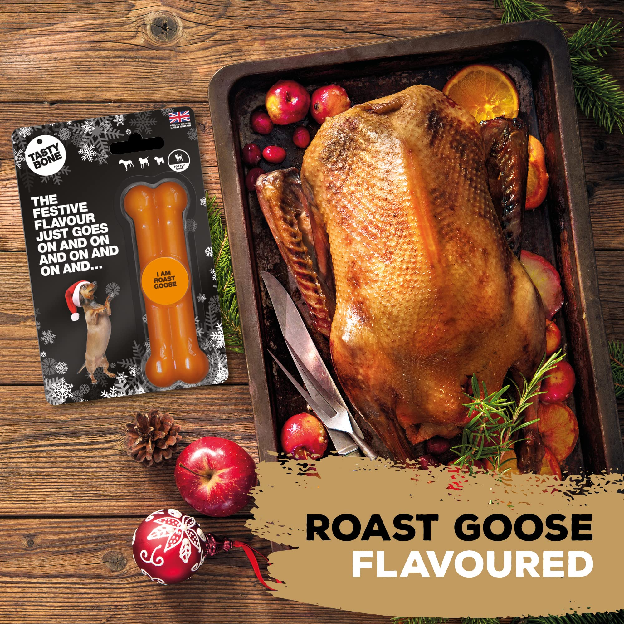 Giocattolo Da Masticare Tasty Bone Per Cani Grandi - Sapore Menta, Indistruttibile E Per L'Ige - Foto 6