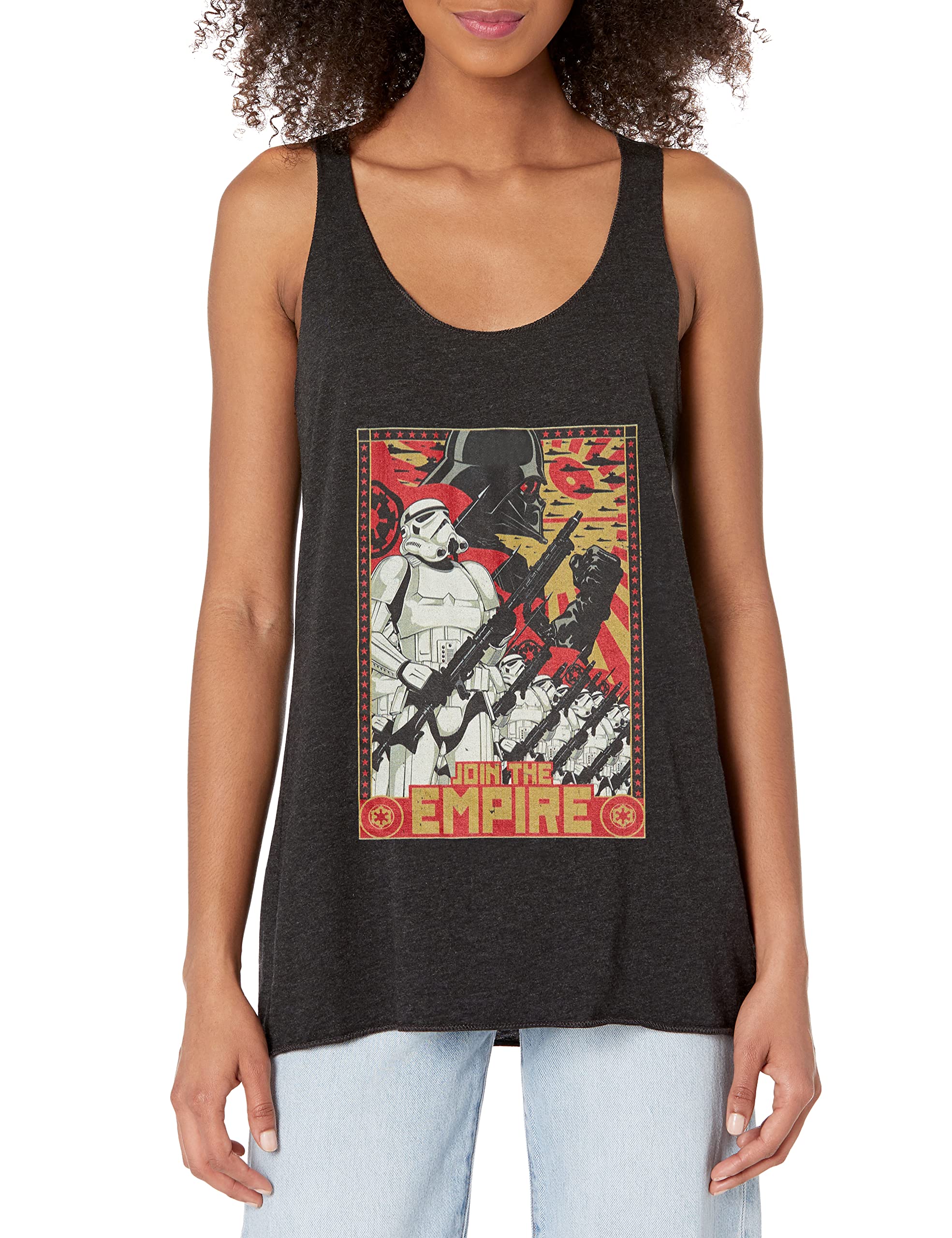 Camisa de Star Wars Propaganda del Imperio para mujer en tejido cómodo 3