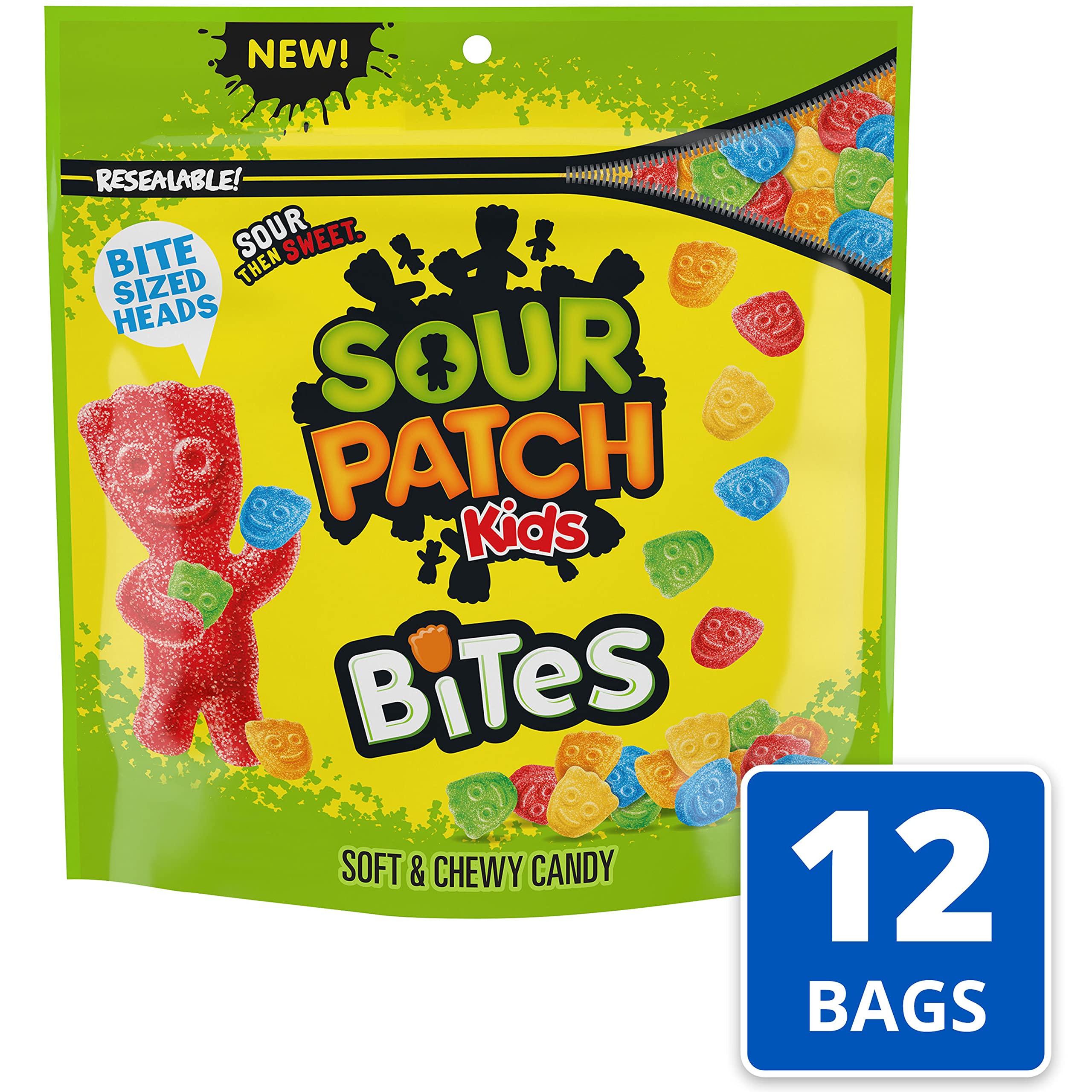 SOUR PATCH KIDS Bites Original Soft & Chewy Candy, 12 12 oz Bags Buy