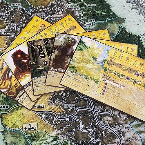 Miniatura 3 de Greater Than Games Horizons of Spirit Island - Paneles de tablero de punchboard de estrategia cooperativa, accesorio de juego de mesa, actualización