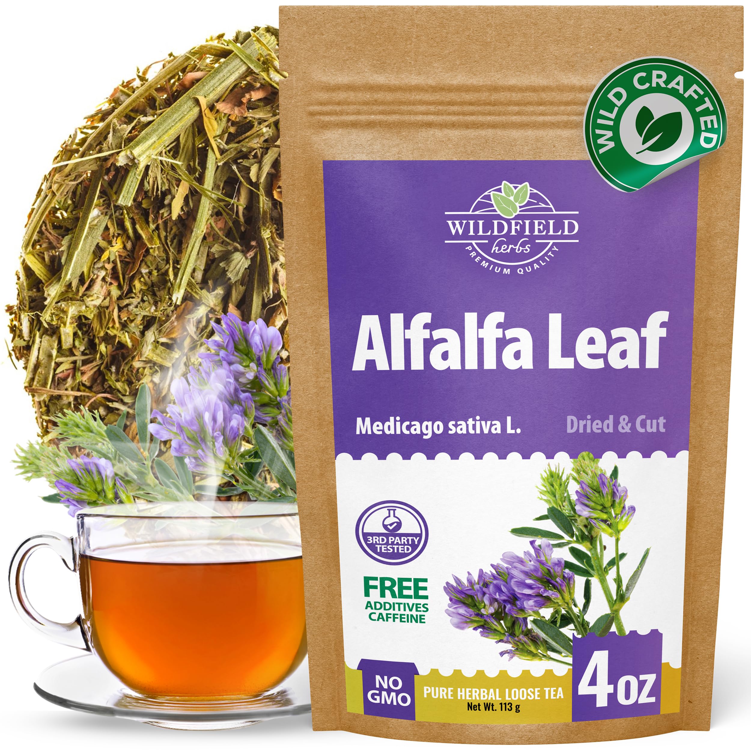 Amazon.com : 4 oz Alfalfa Leaf Alfalfa Herb Tea (Medicago Sativa