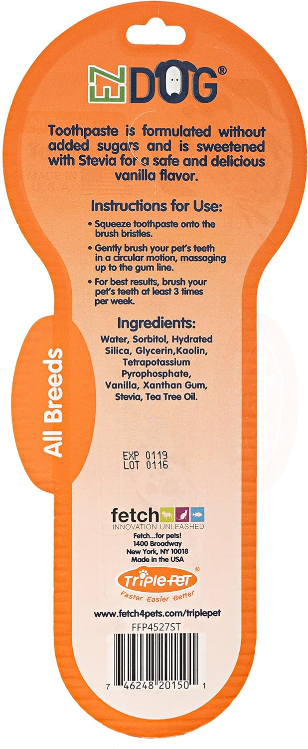 EZ Dog Vanilla Mint Toothpaste for Dogs BigaMart