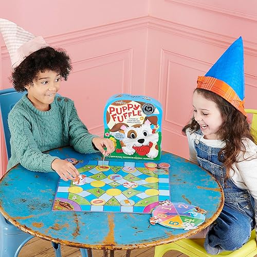 Miniatura 5 de eeBoo Puppy Fuffle - Un juego de conteo y estrategia simple, juego de mesa giratorio para niños, recoge juguetes y golosinas, preescolar, a partir
