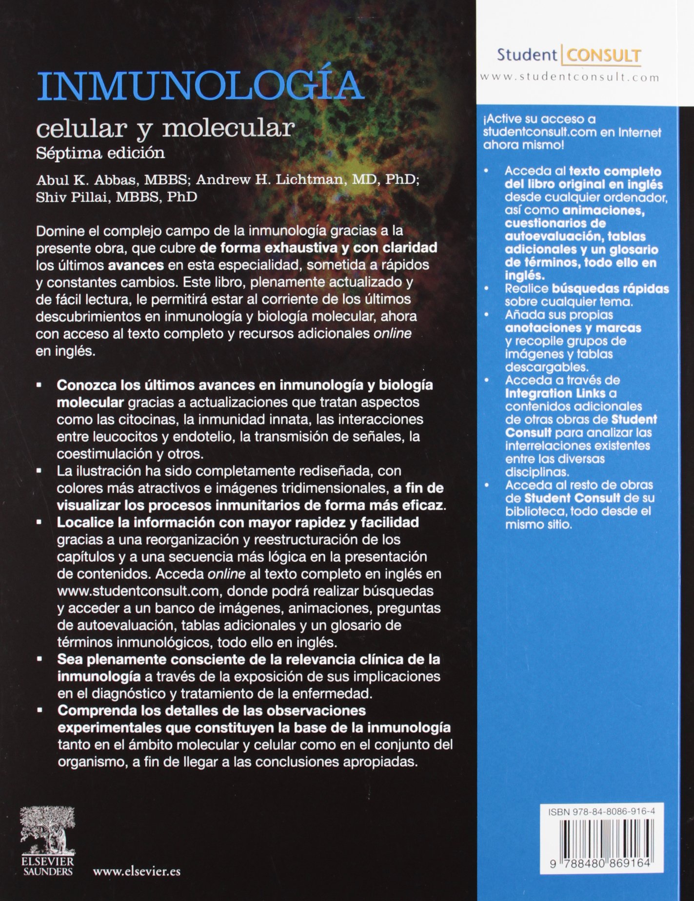 Inmunología celular y molecular + Student Consult