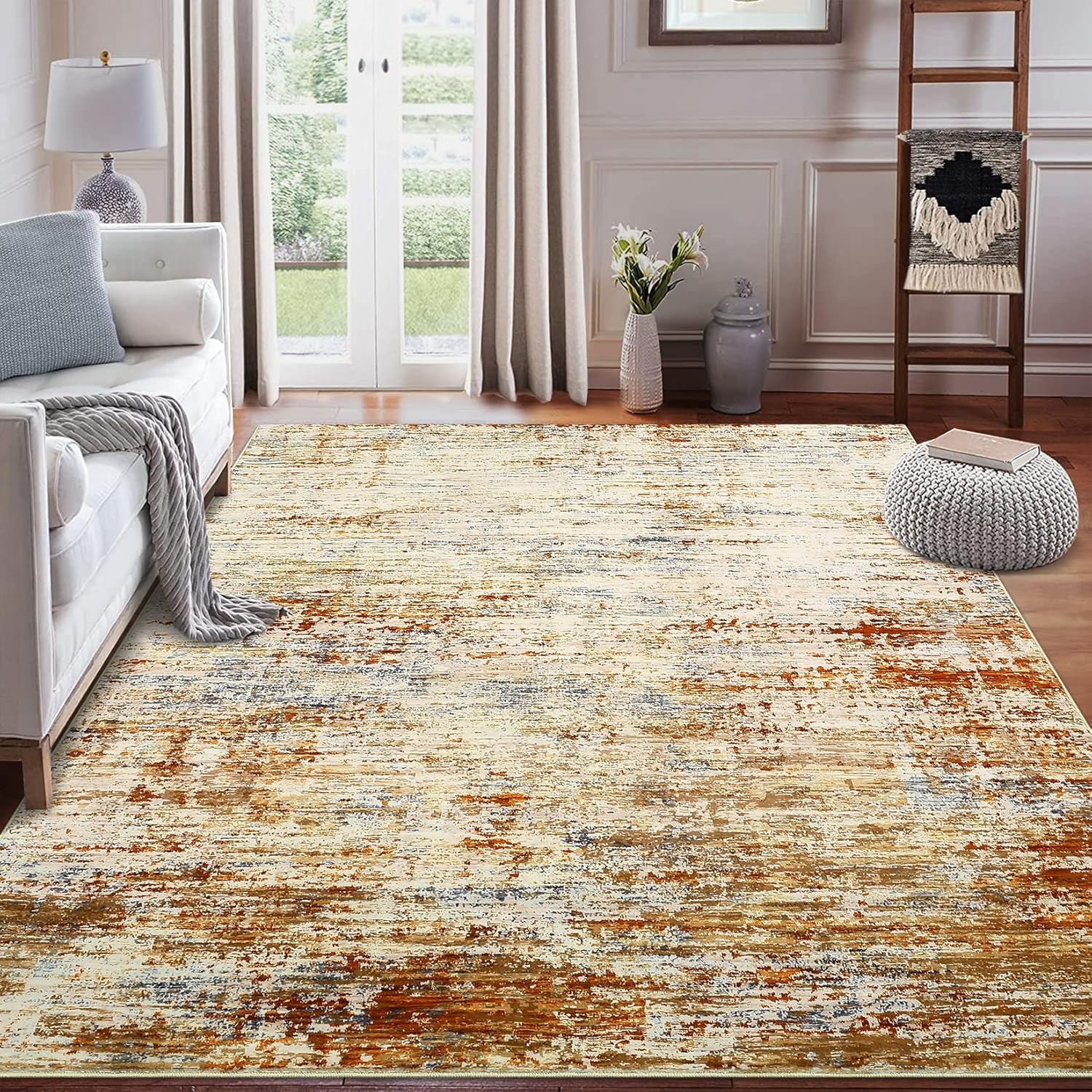 GarveeHome 9x12 Area Rug Modern Abstract Large Area Rug