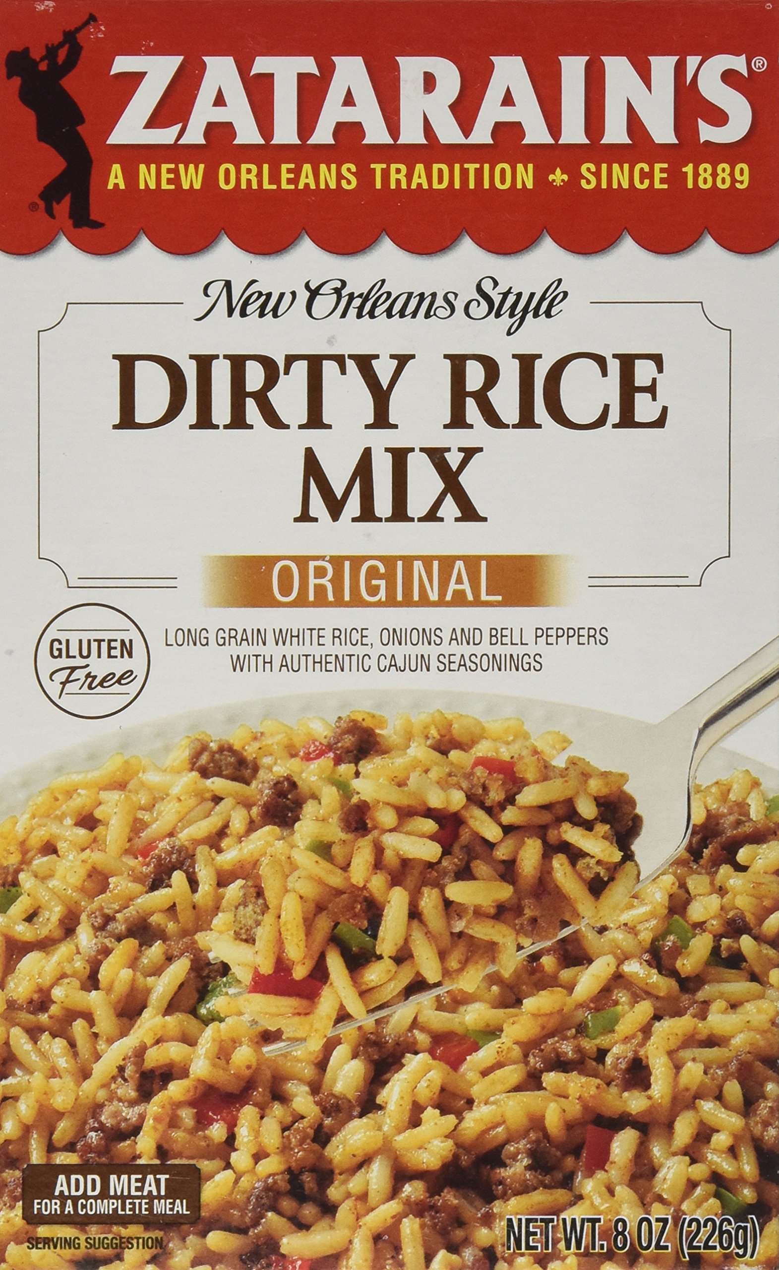 Zatarains Dirty Rice 8 Oz (Pack of 2)
