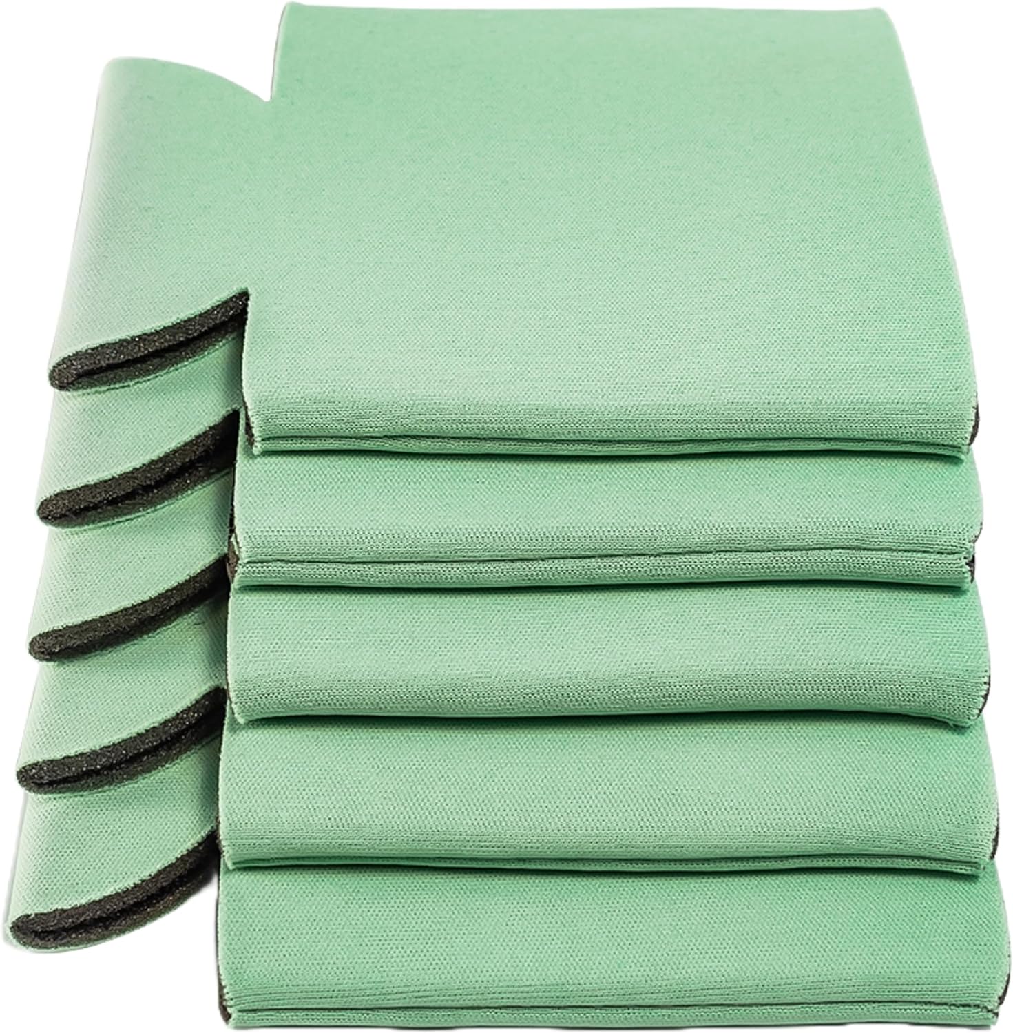 100 Pcs Bulk Quality Collapsible Can Coolers - Perfect For Sublimation Printing, HTV, Screen Printing or DIY Crafts (Sage)