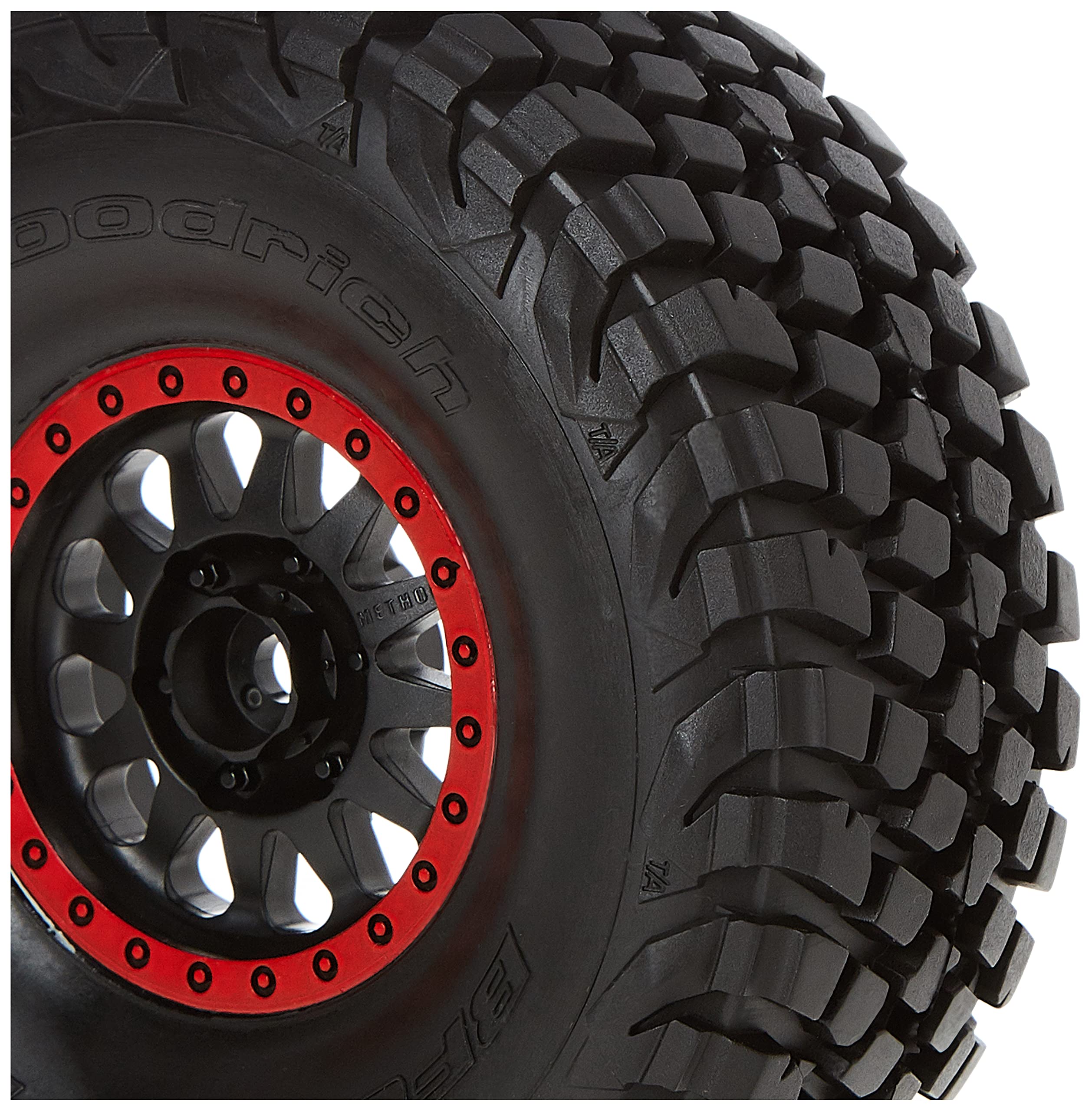 2 Ruote Traxxas Method Nere/Blu Con Pneumatici BFG Per UDR 1/8 - Modello 8474X