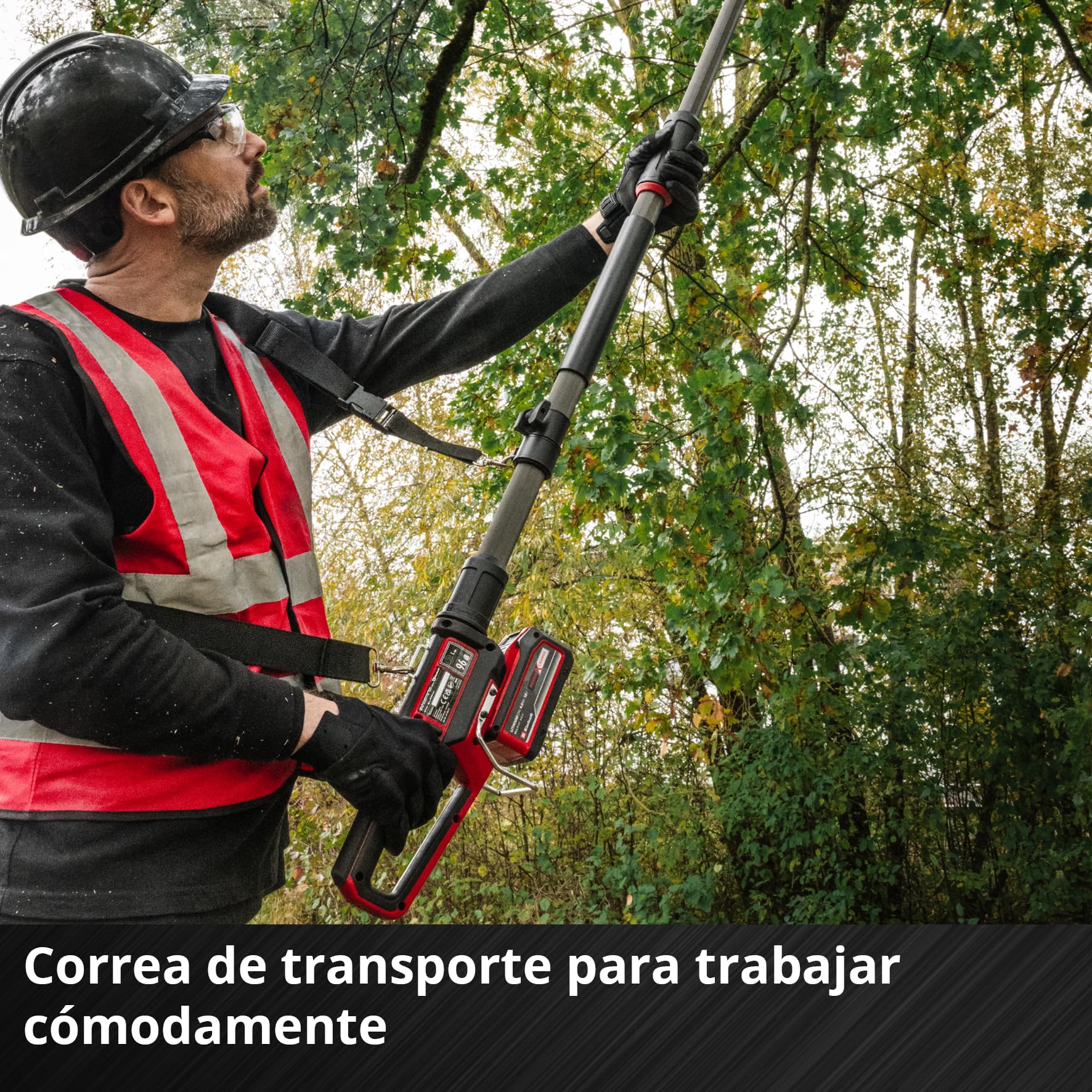 Podadora con batería GP-LC 18/20 Li T BL-Solo Einhell Professional Power X-Change (18 V, longitud de corte 18 cm, Brushless, velocidad de la cadena 7 m/s, lubricación de cadena autom., sin batería)