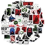 The Batman Sticker Pack – Movie-Inspired Die-Cut Large Deluxe Vinyl Stickers Variety Pack for Laptop, Water Bottle, Scrapbooking, Tablet, Indoor & Outdoor – Set of 50