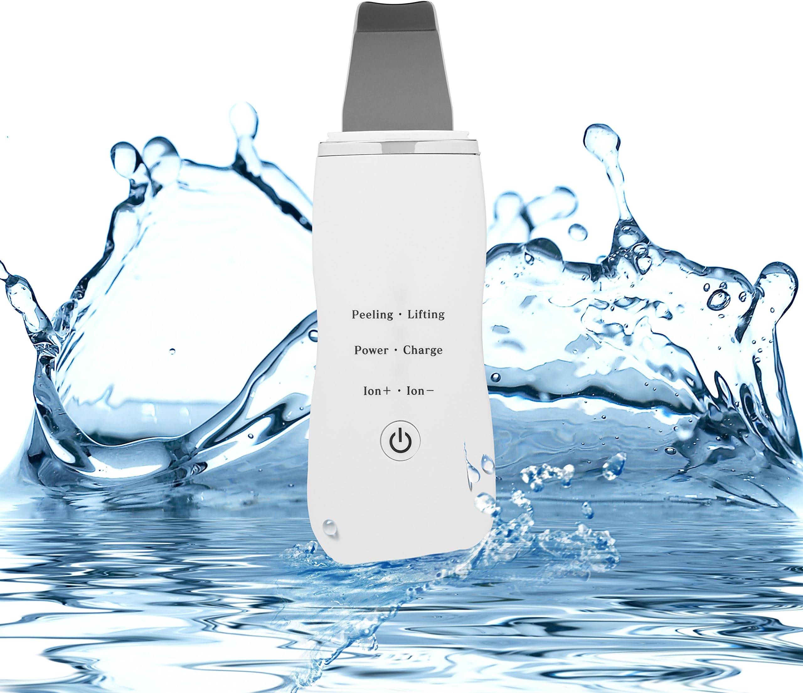 RikaFacial Skin Scrubber Gentle Peel Skin Peeling Extractor Cordless Rechargeable Pores Cleanser exfoliator