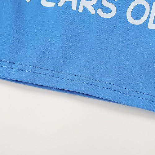 Vista 17 de YOUNGER STAR Niños Gris Young Wild Tres Cumpleaños Cuatro Siempre Salvaje Hermano Twin Letra Impresión Camisetas 3T 4T