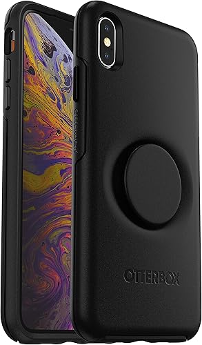 OtterBox + Pop Symmetry Series Funda para iPhone Xs MAX (SOLAMENTE) Embalaje no minorista - Negro