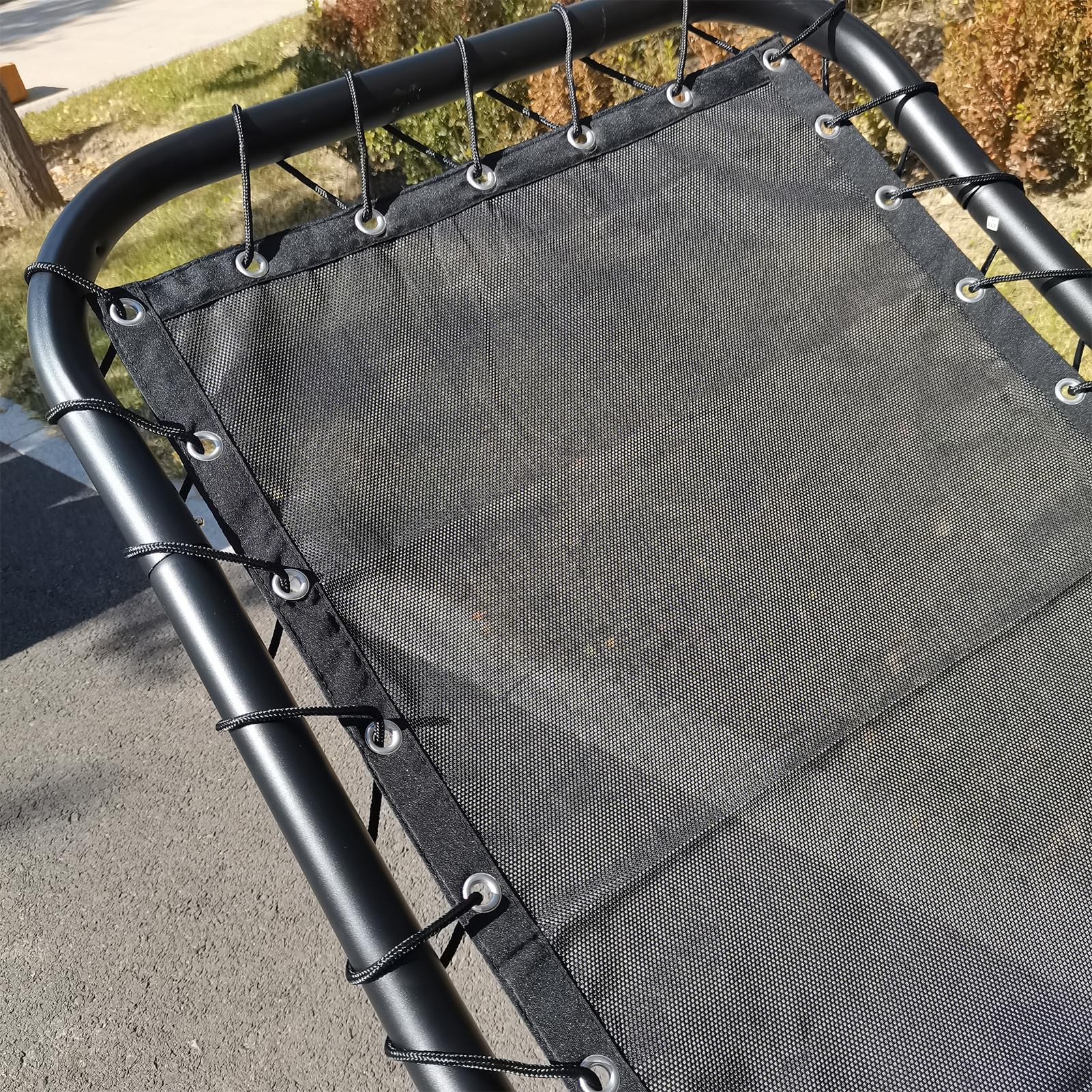 Kit de malla y cuerda de repuesto para silla colgante, accesorios duraderos para exteriores e interiores, capacidad de 330 libras, compatible con la mayoría de marcos curvos (marco no incluido