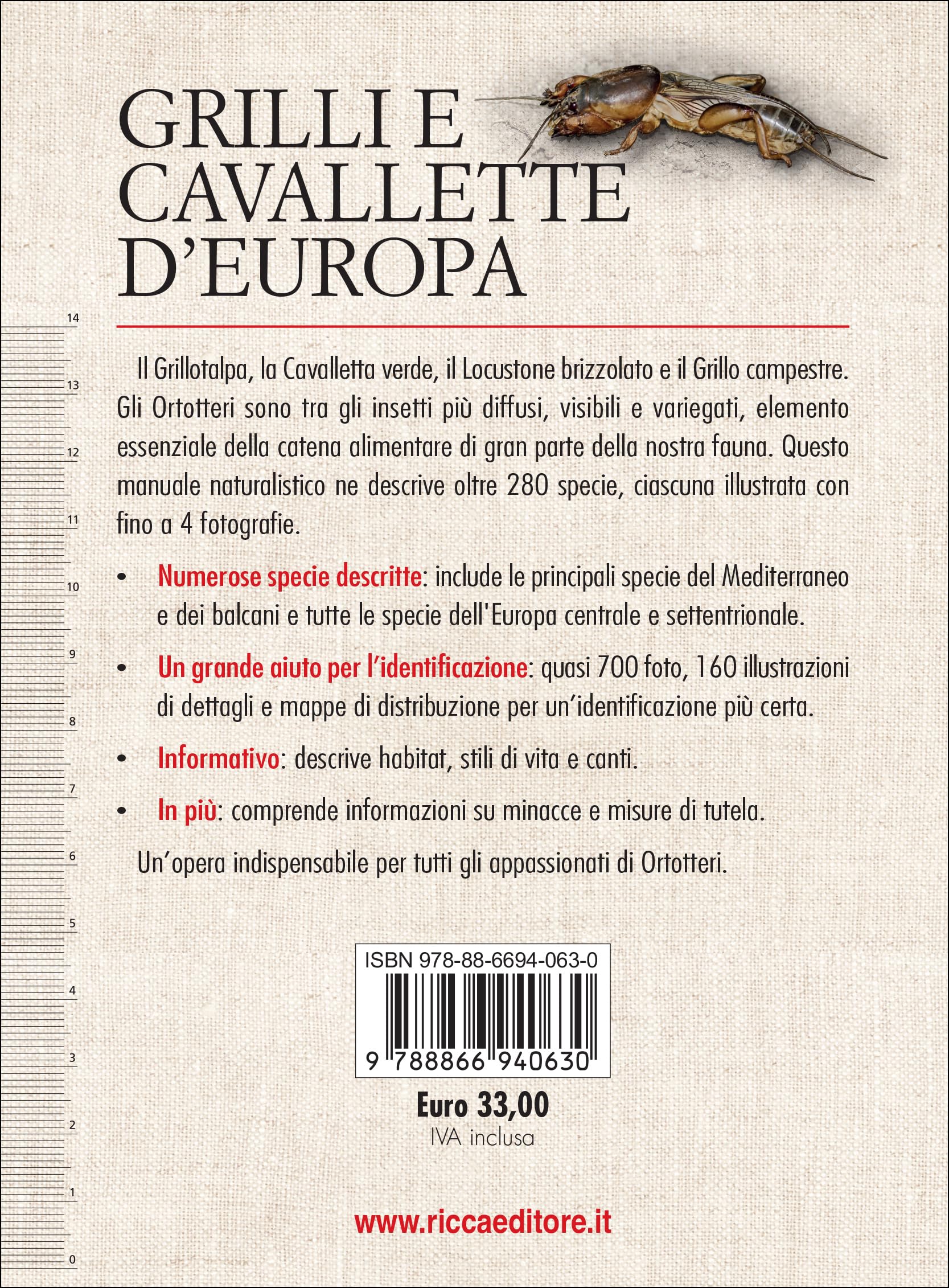 Grilli e cavallette d'Europa