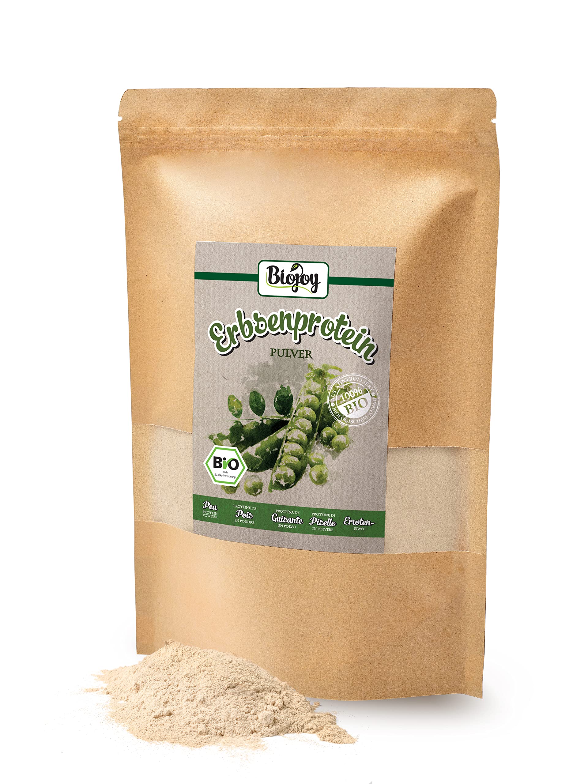 Biojoy BIO-białko groszku izolat, proszek białkowy (1 kg)