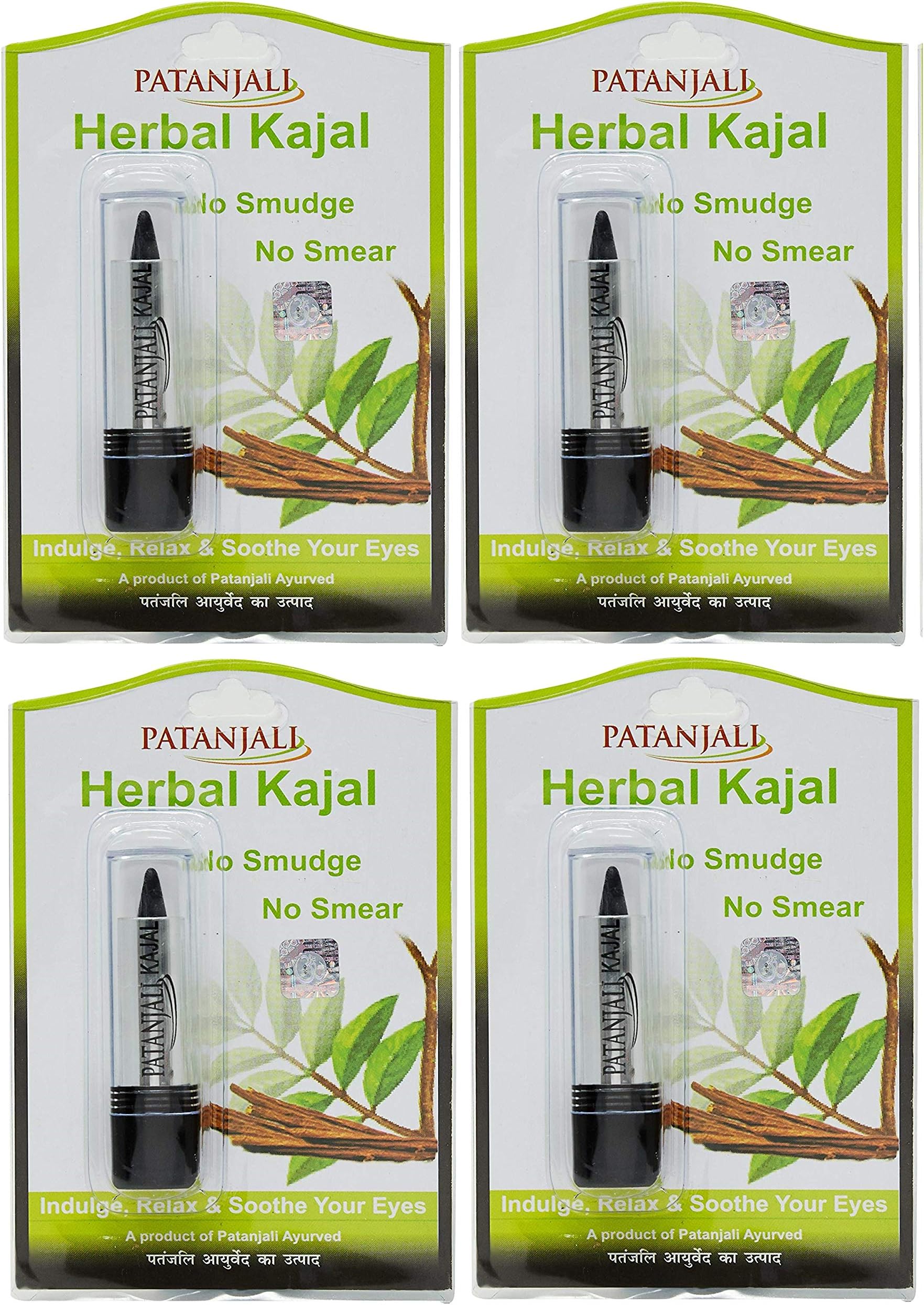 Patanjali Herbal Kajal 3 Grams (Pack of 4)