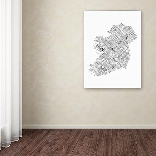 Miniatura 3 de Trademark Fine Art Ireland VII - Arte enmarcado mate por Michael Tompsett en marco negro, 11 x 14 pulgadas