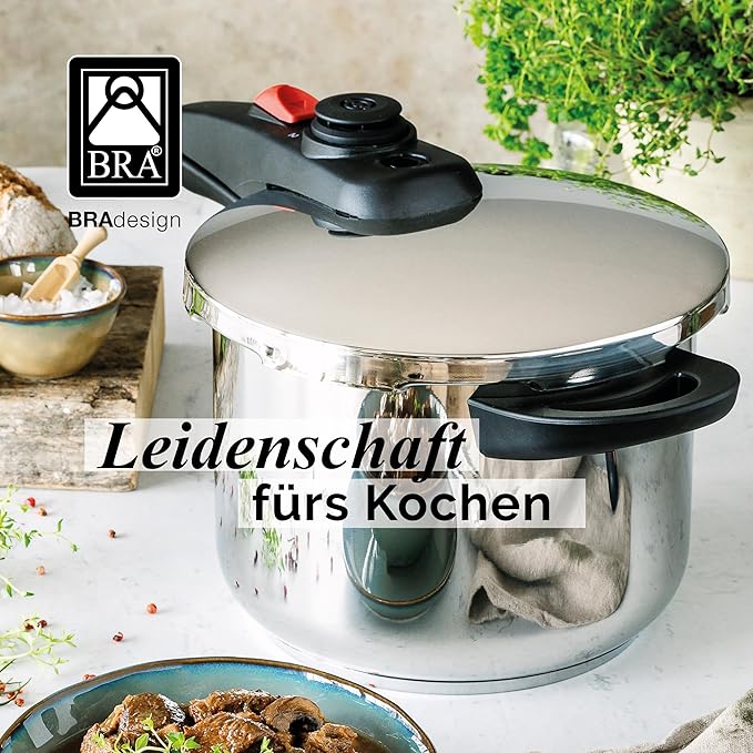 Olla a Presión Acero Inoxidable 6L BRA miniatura 7