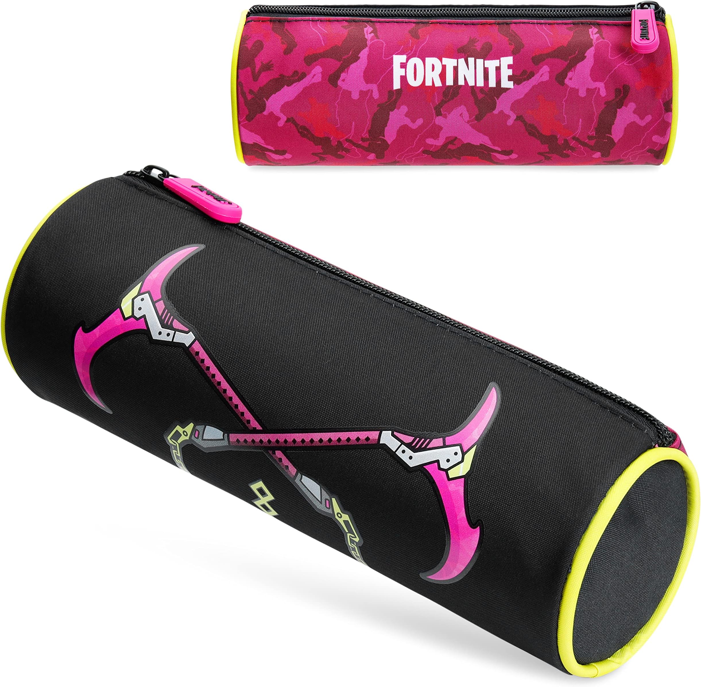Fortnite Pencil Case, Barrel Pencil Cases for Kids, Gifts for Boys, Back to School Supplies for Gamers