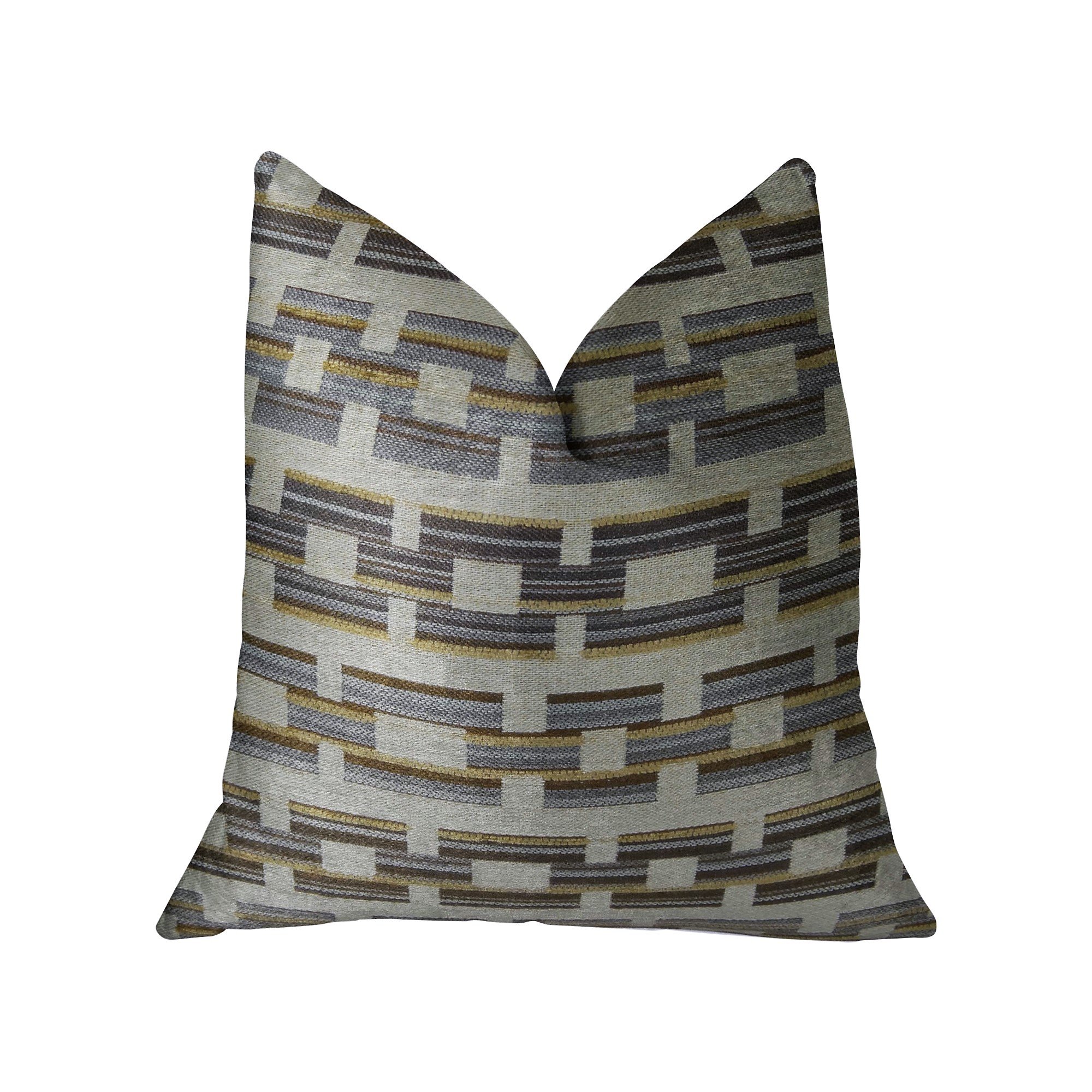 Plutus Brands Plutus Foursquare Handmade Luxury Pillow 24 x 24