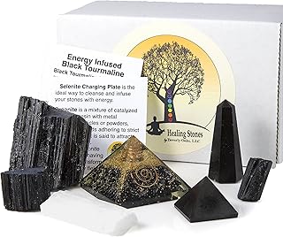 Beverly Black Tourmaline Crystal Kit: EMF Protection