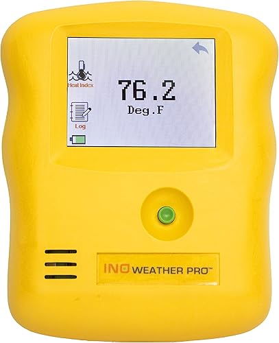 Miniatura 6 de INO Weather Pro - Estación meteorológica portátil con detección de rayos, 7 funciones meteorológicas totales, incluyendo detector de rayos, detector