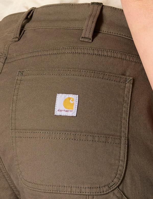 Carhartt Women's The Essential Lined Canvas Pant, Tarmac, 18 Short by Carhartt - Image 5