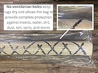 Vista 2 de Bolsa de almacenamiento para alfombras para mudanza y almacenamiento, se adapta a alfombras de hasta 9 x 12 pies, bolsa de almacenamiento