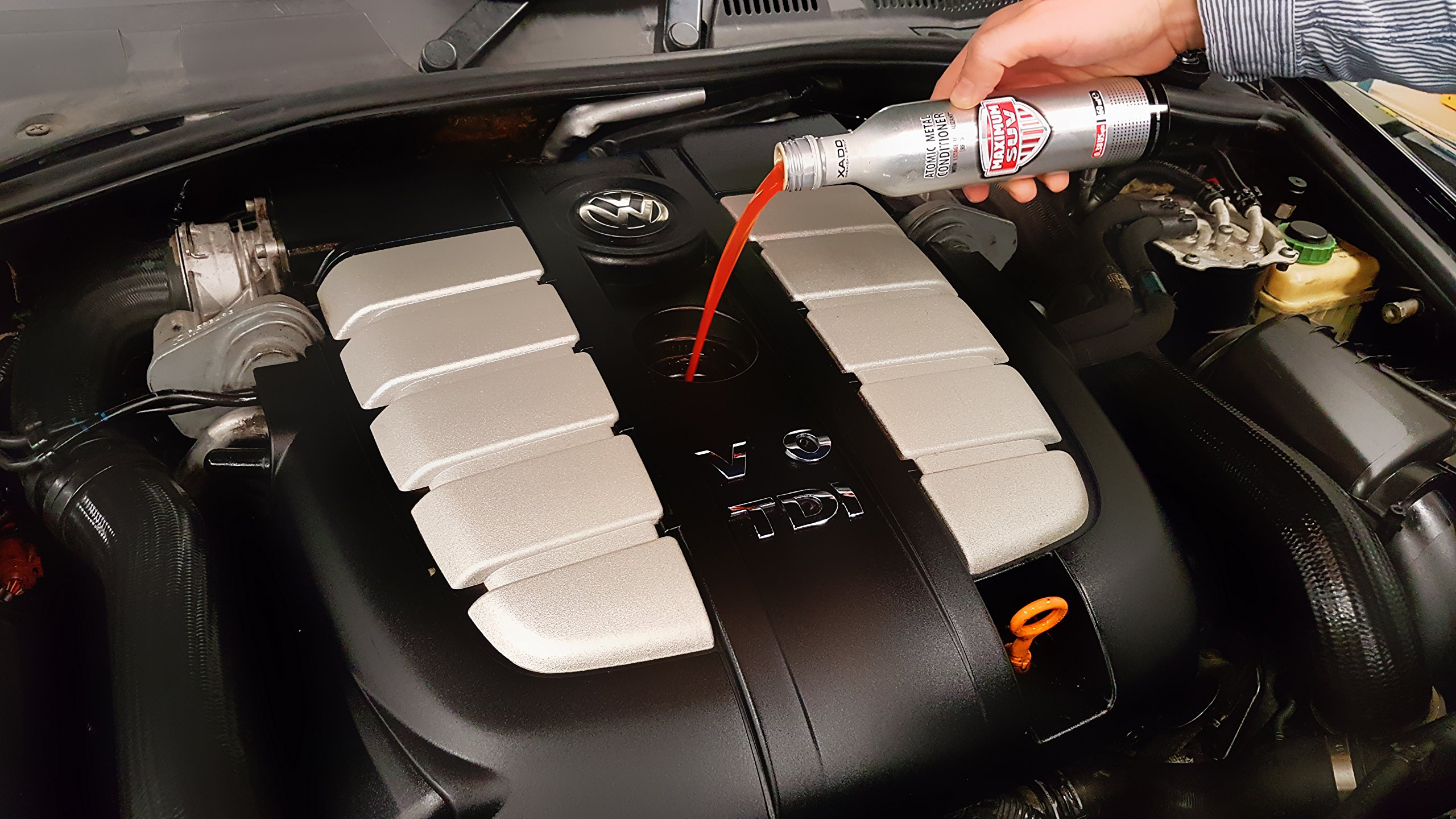 XADO Maximum SUV, aditivo para el aceite - protección para motor contra el desgaste - regenera , con aditivo Revitalizant® (para motores con más de 5L de aceite)