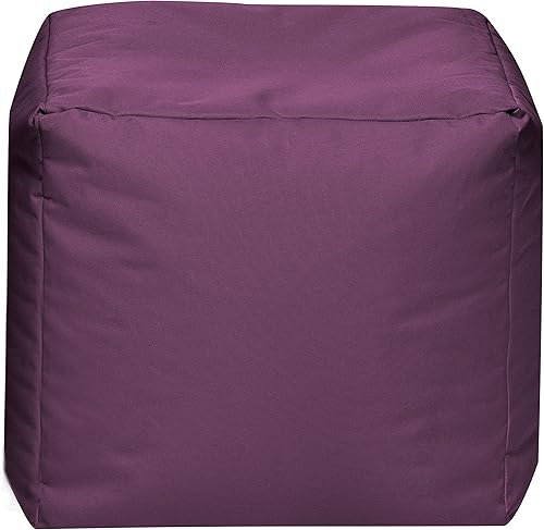 Vista 14 de Gouchee Home Cube Brava Puf otomano reposapiés – Gris – Moderno puf cuadrado con tela repelente al agua – Puf de piso para sala de estar, dormitorio