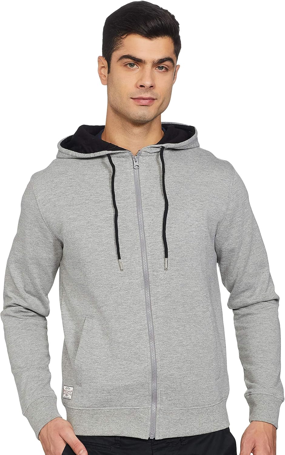 Men's Hoodie with Hood for Winter | Long Sleeve Fleece Hoodie with Zipper for Men | Long Sleeve Hoodie with Pocket |