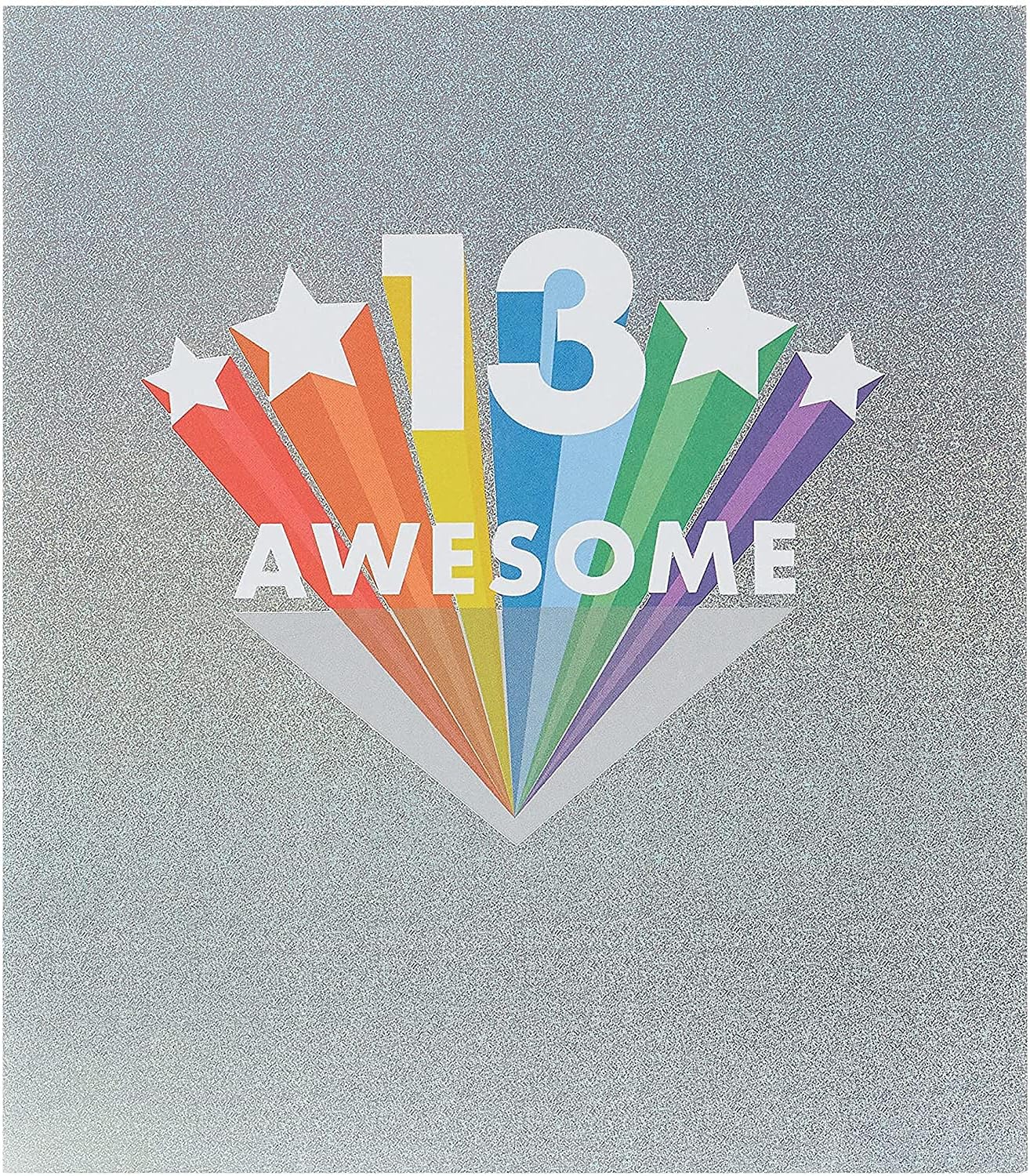 UK Greetings | 13th Birthday Card for Him/Friend | Happy Birthday Gifts | Him, Boys, Men | Shiny Foil Design | With Envelope | 165 x 190 mmThe Forest Stewardship Council