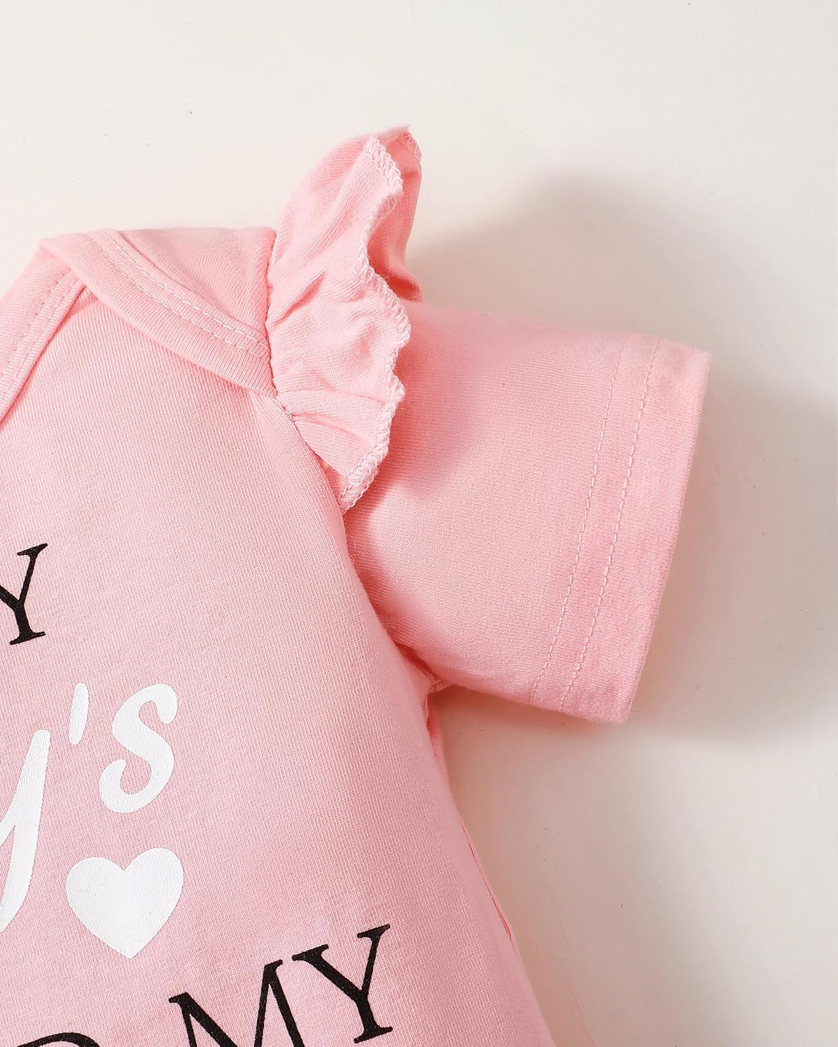 Renotemy Newborn Infant Baby Girl Clothes Summer Outfits Infant Romper Pants Cute Toddler Girl Clothes Gift Set