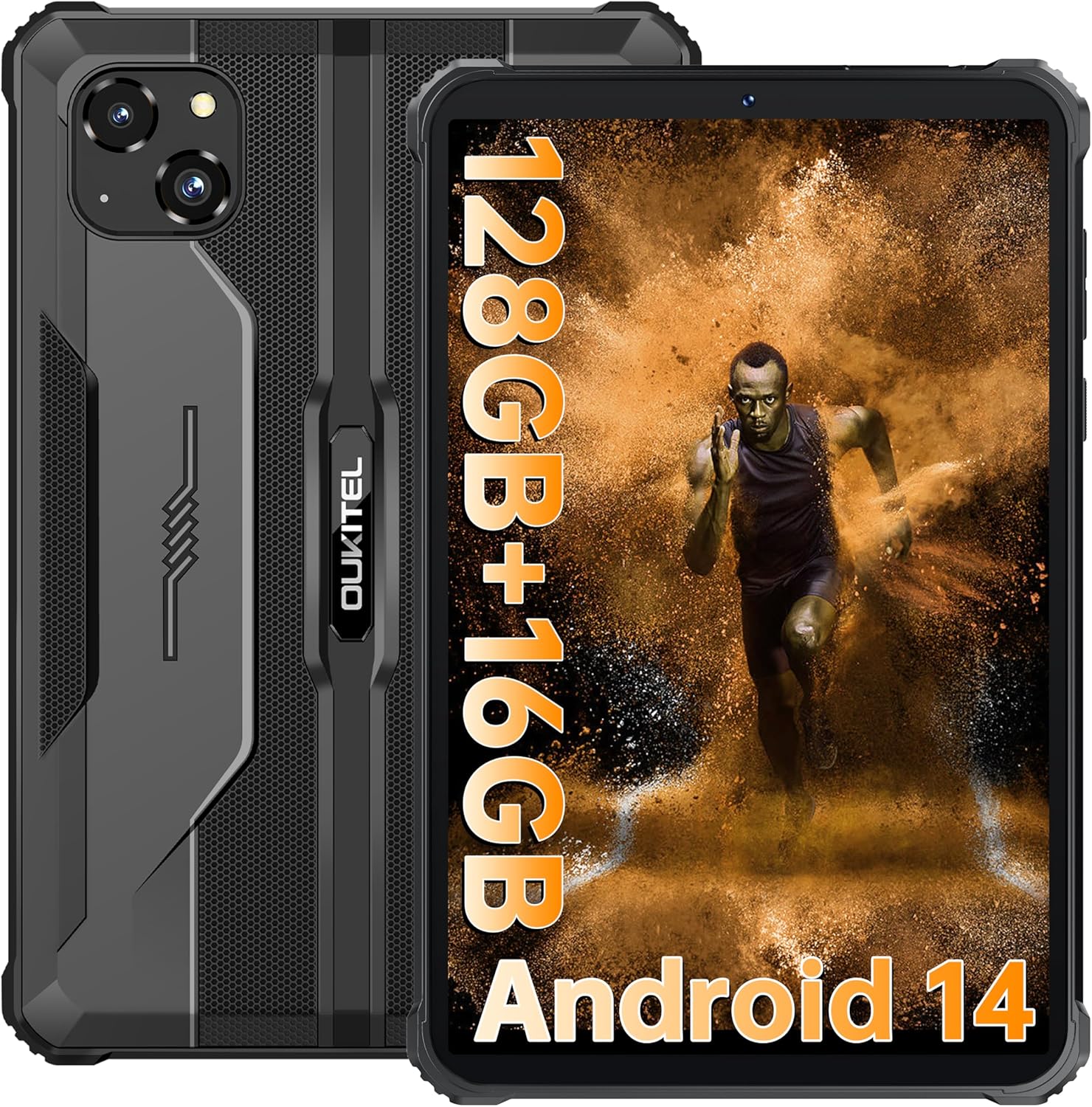 RT3 Pro Rugged Tablet - 16GB+128GB 1TB Expandable Industrial Android 14 Tablet