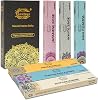 raajsee Incense Sticks 6 Pack Variety Set 15gm Each, Nagchampa -Jasmine - vanila-Japanese Rose-White Sage, 100% Organic Hand Rolled- Perfect for Yoga, Meditation,Aromatherapy