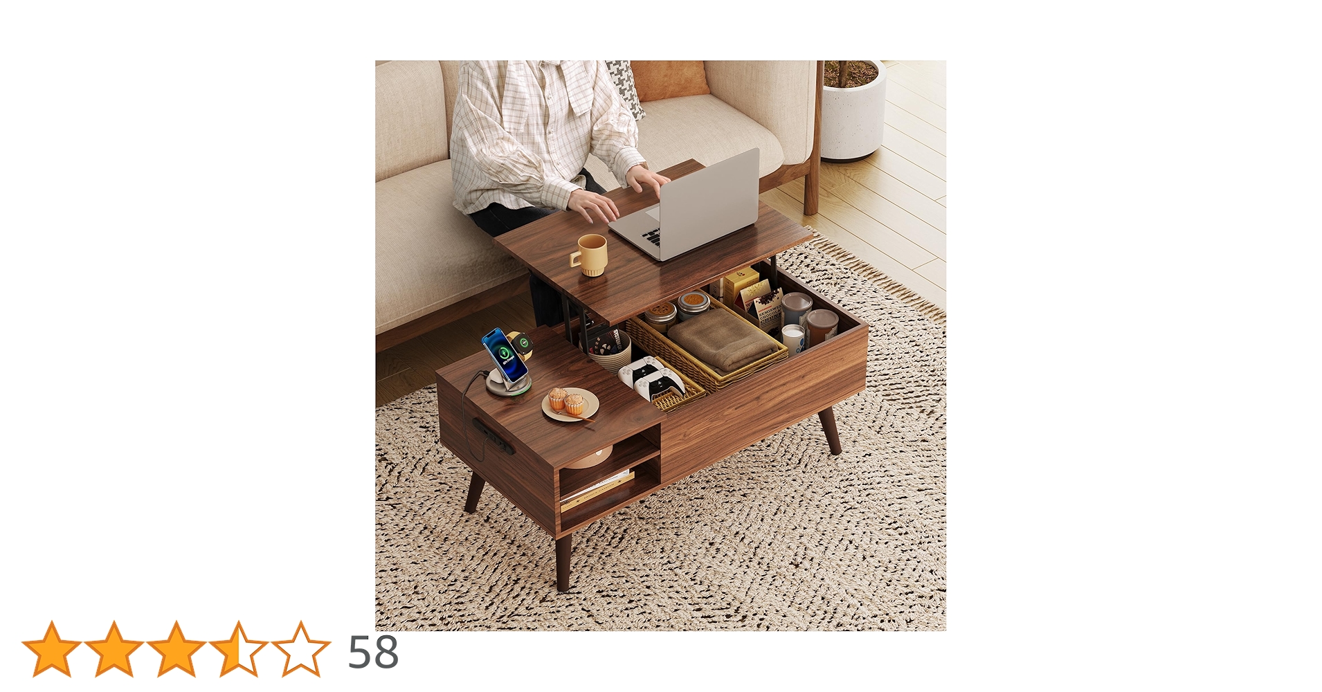 Amazon.co.jp: WLIVE コーヒーテーブル 昇降式 リビングテーブル ロー Amazon.co.jp: WLIVE コーヒーテーブル 昇降式 リビングテーブル ロー