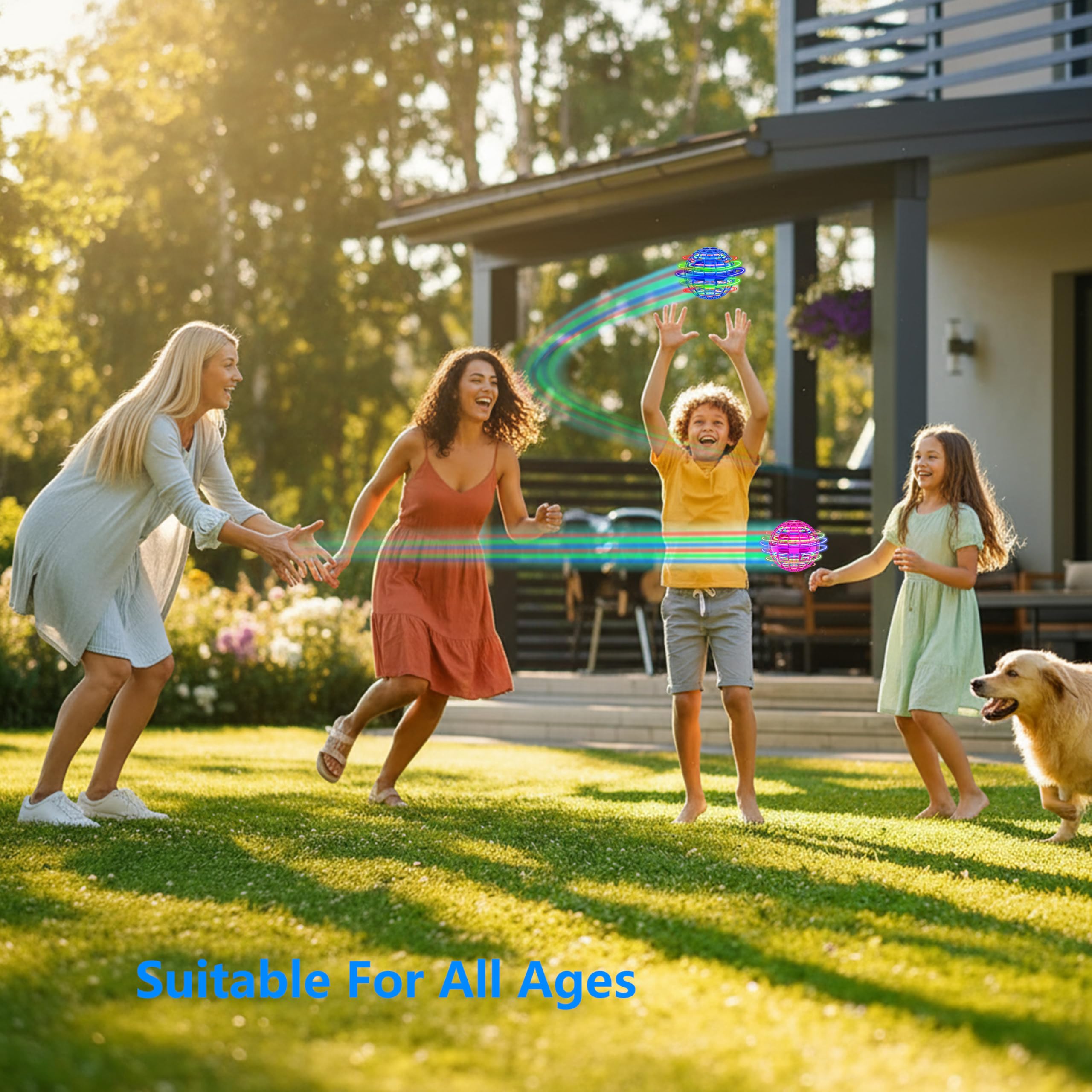 Flying Orb Ball Indoor Outdoor Can Be Used As Kids Flying Toys Colorful Acrobatics Boomerang Ball Birthday 6 7 8 9 10 11