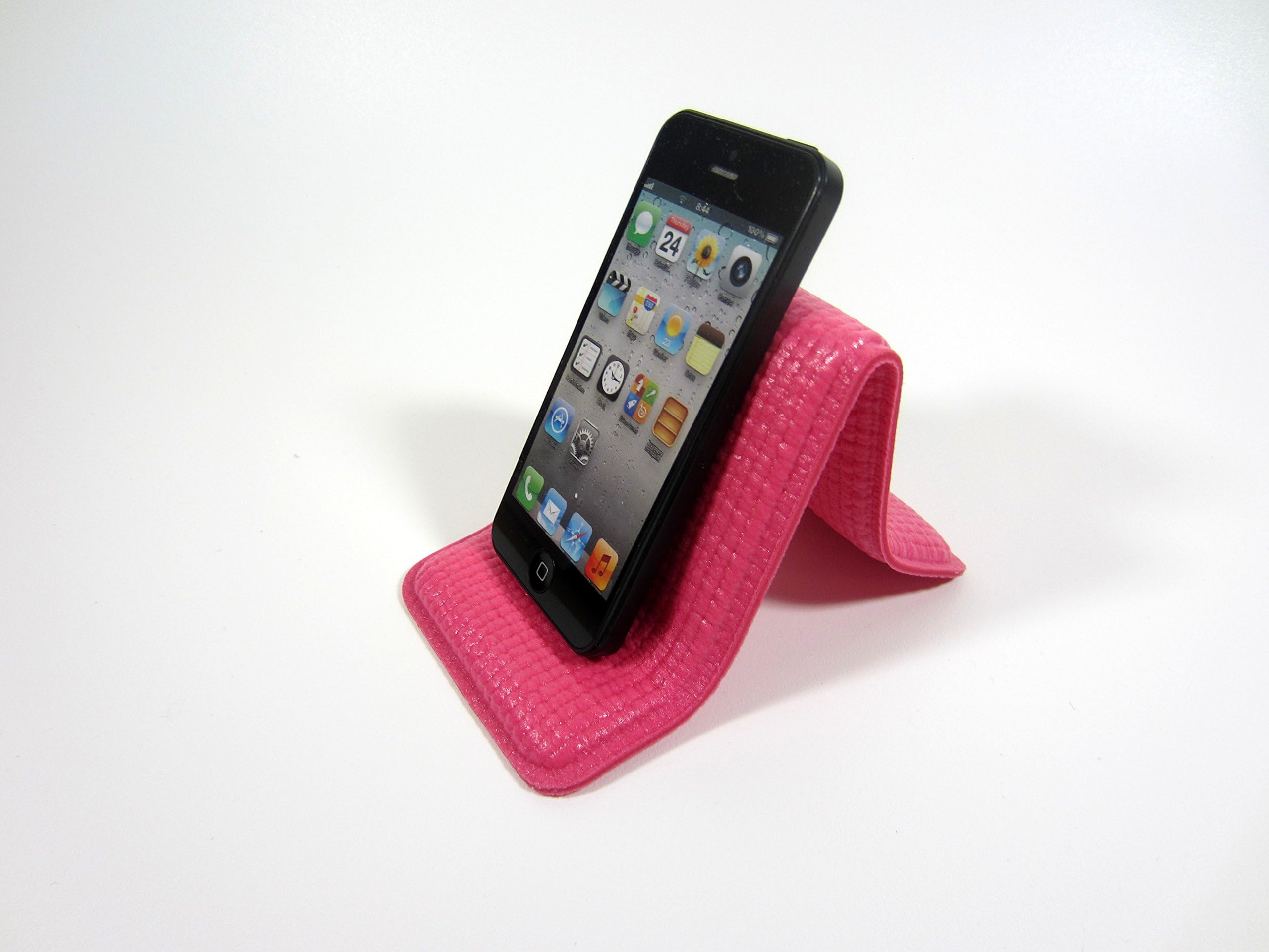 Universal Fit Bendable Smartphone Stand - Made in USA - Color: Pink